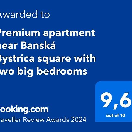 Premium Apartment Near Banska Bystrica Square With Two Big Bedrooms מראה חיצוני תמונה
